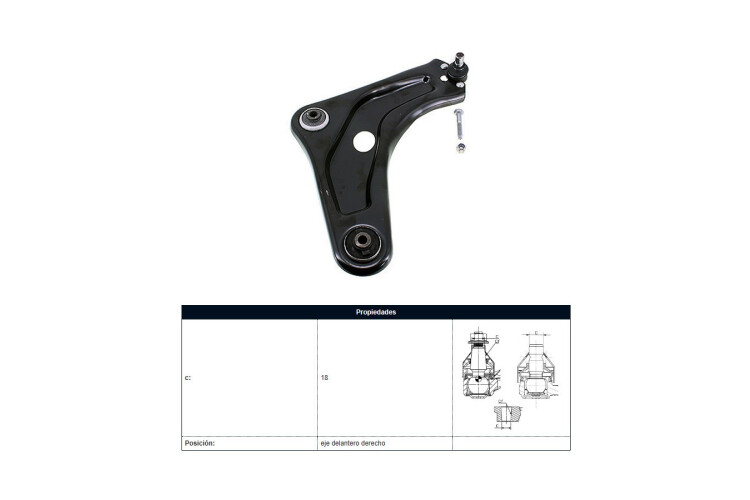 Parilla De Suspension Delantera Peug 207 11-25 Der Parilla De Suspension Delantera Peug 207 11-25 Der