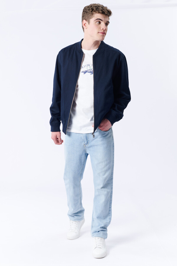 Pantalón jean fit clásico Azul Claro