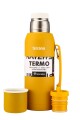 TERMO PREMIUM DE 1LT TERRANO CON MANIJA AMARILLO FUERTE