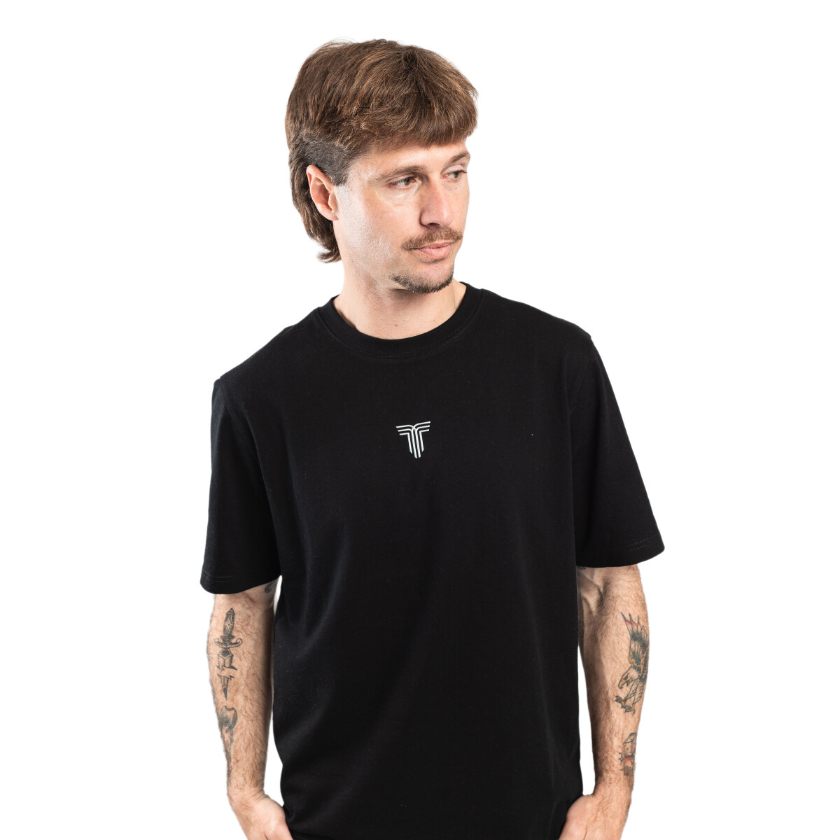 Remera Unisex Tiffosi Regular - Negro 
