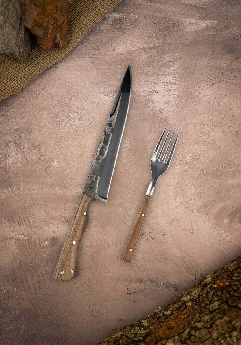 Juego de cuchillo y tenedor simple, Cabo D'Avila 