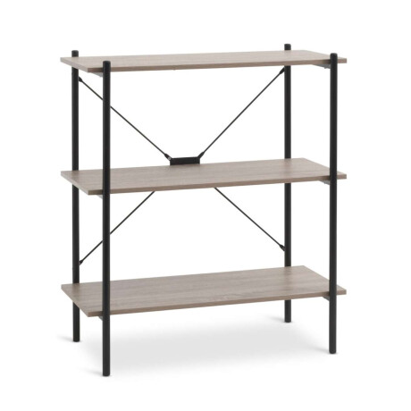 Estanteria Vandborg 3 Est Roble/Negro