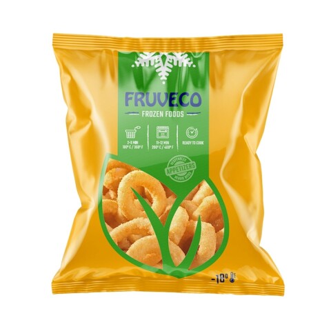 AROS DE CEBOLLA EMPANADOS FRUVECO - 1 KG Aros De Cebolla Empanados Fruveco - 1 Kg