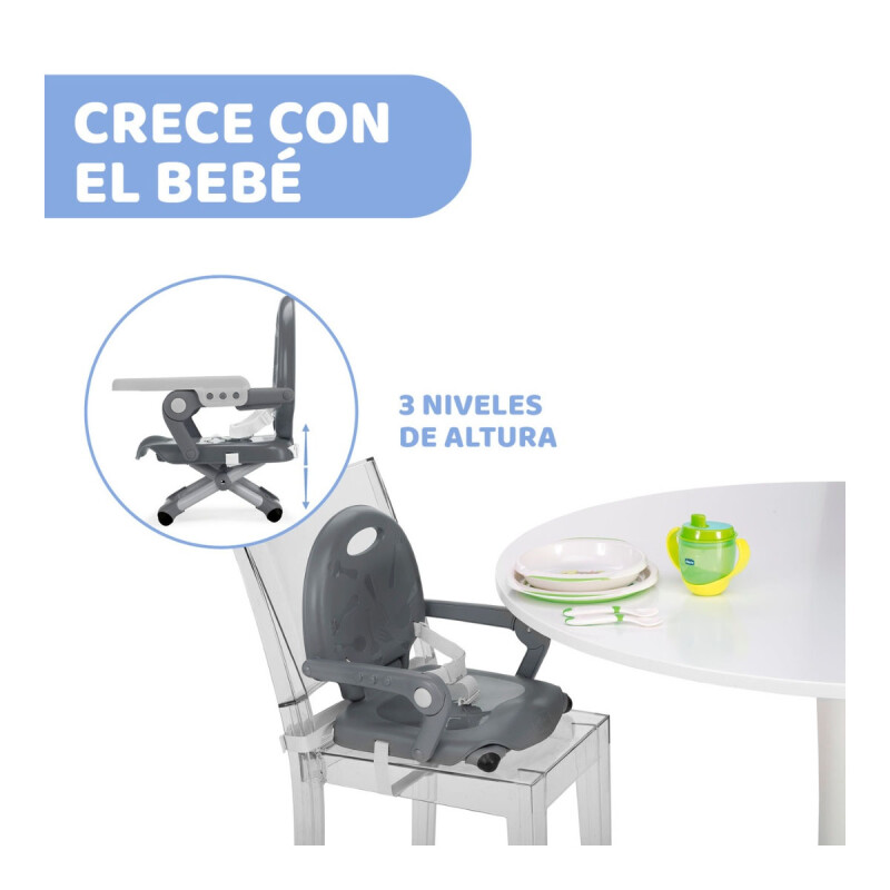 Silla de comer Asiento elevador Pocket Dark Grey Chicco Silla de comer Asiento elevador Pocket Dark Grey Chicco