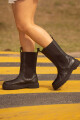 Bota SPIRIT Línea KIKOS Cuero Negro