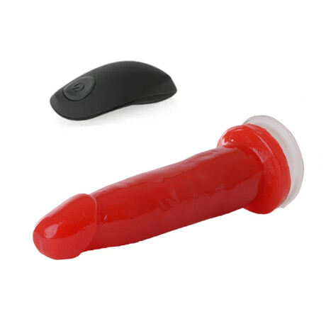 Vibrador A Control Remoto Carga USB Normal Rojo