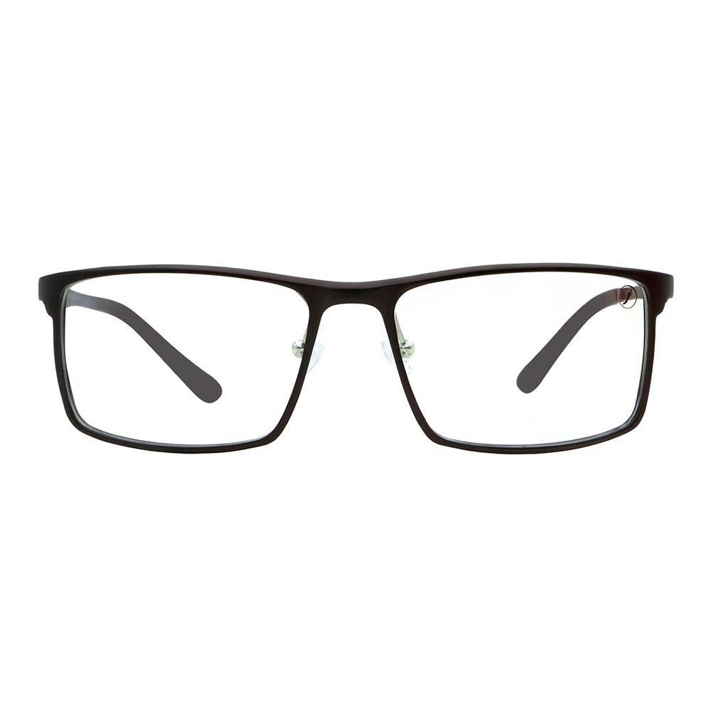 Lentes De Vista Grau Cuadrado De Aluminio Marrón/Marrón