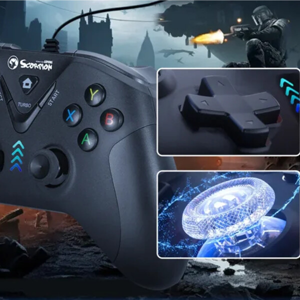 Joystick Marvo Gt-019 Pacto 40 Pc Ps3 Android JOYSTICK MARVO GT-019 PACTO 40