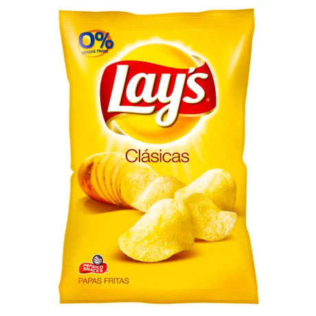 SNACK PAPAS LAYS CLASICAS 95 GR SNACK PAPAS LAYS CLASICAS 95 GR