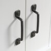 Rack para TV 70" Puertas corredizas - Sauder - Credenza Blanco