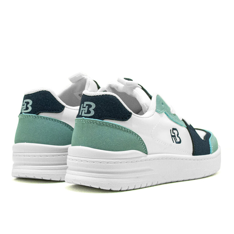 Championes The Brooklyn Haus Rose Bay de Niños Blanco-azul