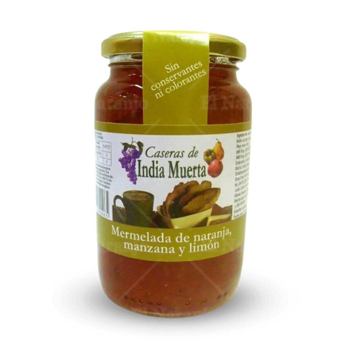 Mermelada India Muerta 460 Grs - Naranja/ Manzana/ Limon 