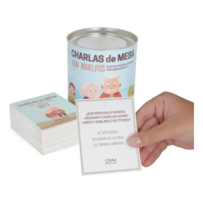 Charlas de Mesa con Abuelitos Chau Pantallas Charlas de Mesa con Abuelitos Chau Pantallas