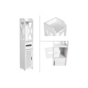 MUEBLE ORGANIZADOR BAÑO PAPEL HIGIENICO 80X20CM BLANCO