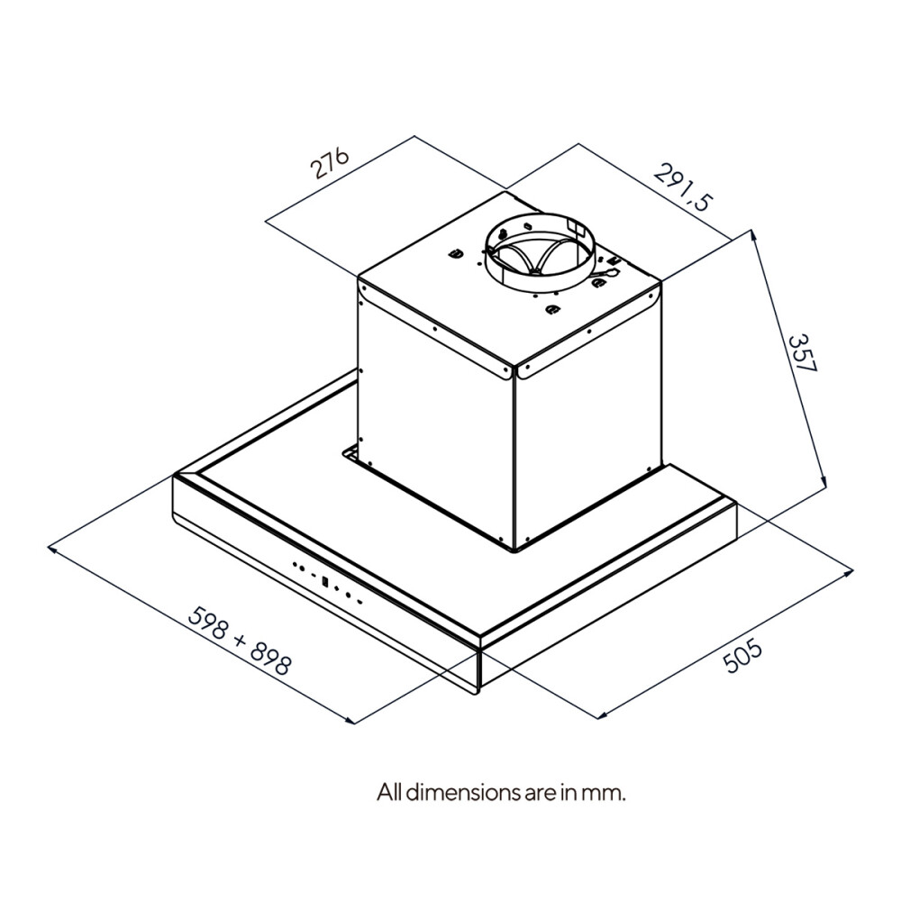 CAMPANA DE COCINA INOXIDABLE 60CM JLC Campana De Cocina Inoxidable 60cm Jlc