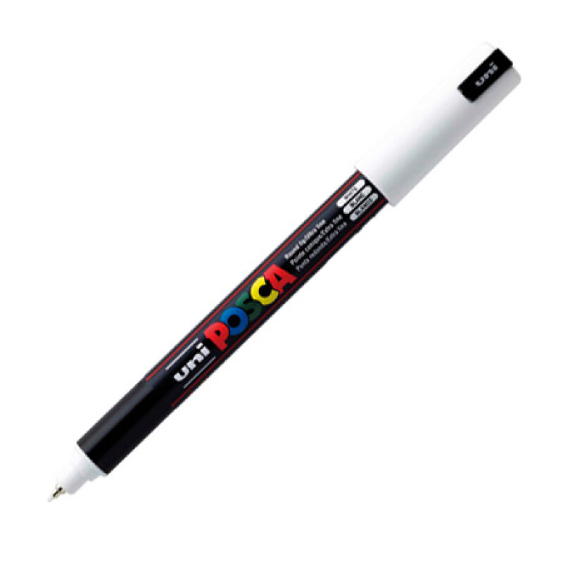 MARCADOR UNI POSCA 0.7 MM BLANCO N/A