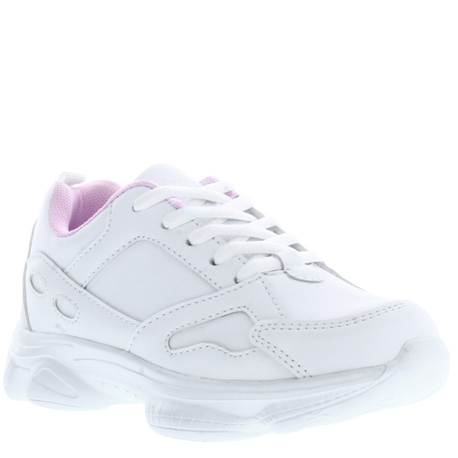 Championes Infantiles Push ARTI con forro en contraste Blanco - Rosado