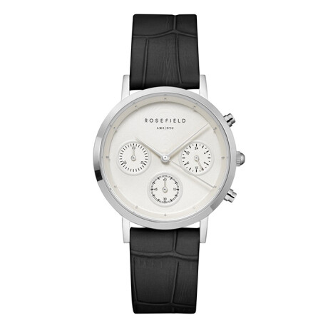 Reloj ROSEFIELD NCBS-N94 The Gabby Cuero Negro 0