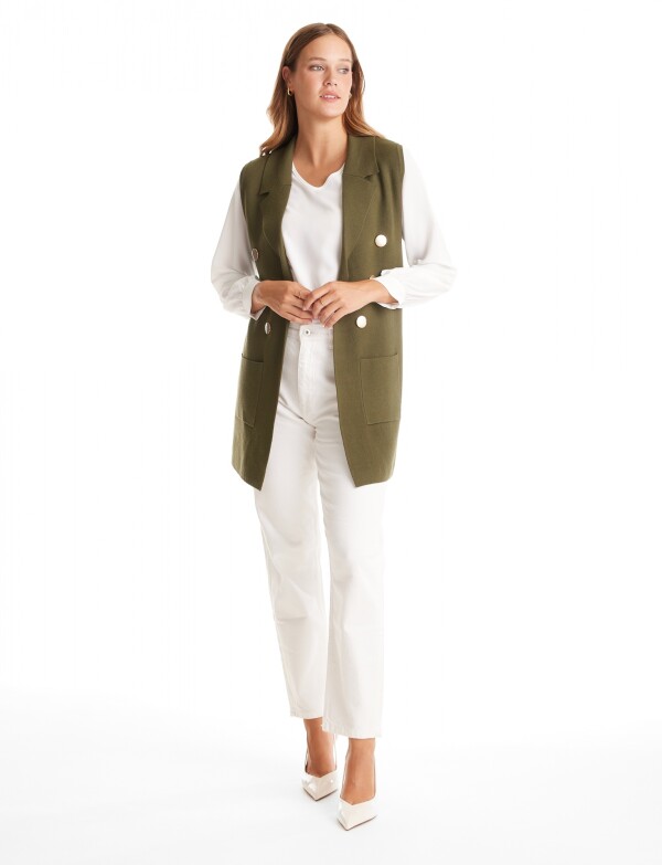 Chaleco Botones OLIVA