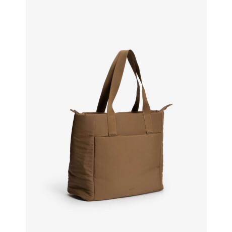Cartera Shopper Nylon Marron beige