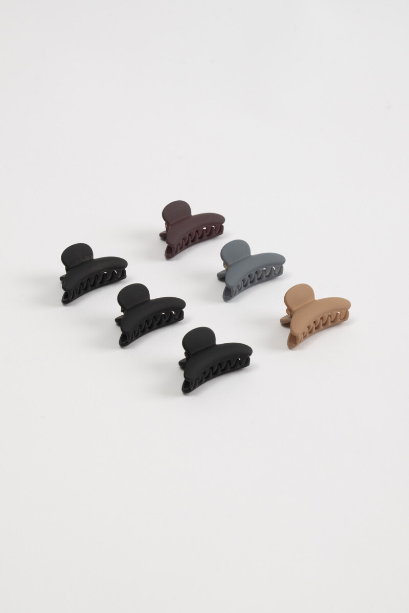 Pack x 6 pinzas Multicolor
