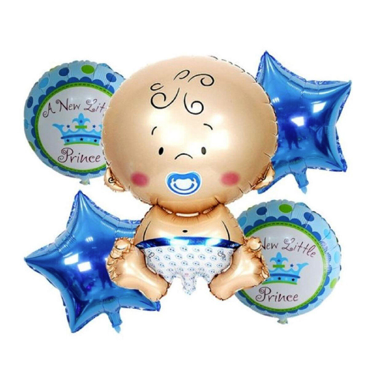 Globo de aluminio Happy Party - Azul 