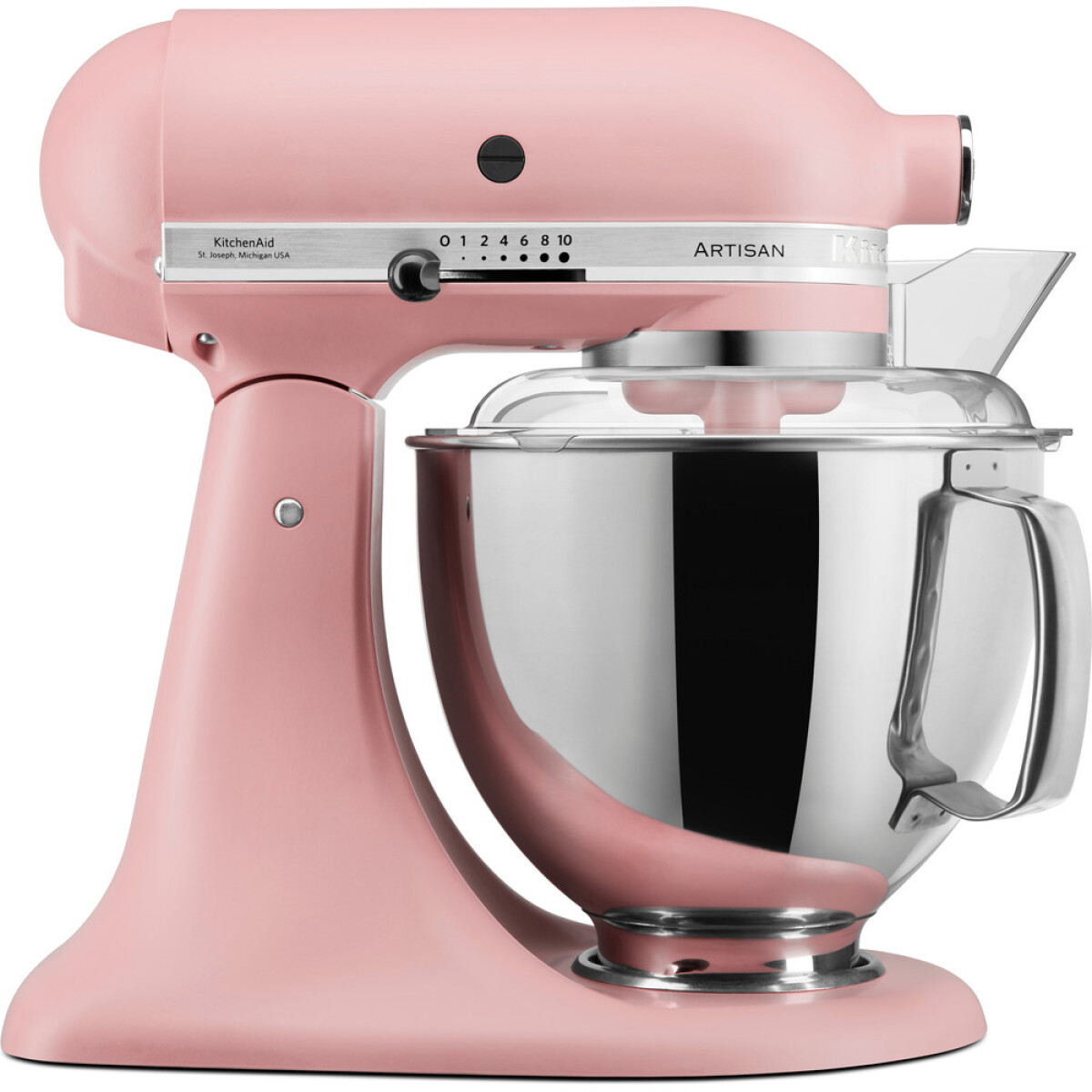 Batidora Planetaria Artisan 4.8 litros Rosa Mate KitchenAid - ROSA 