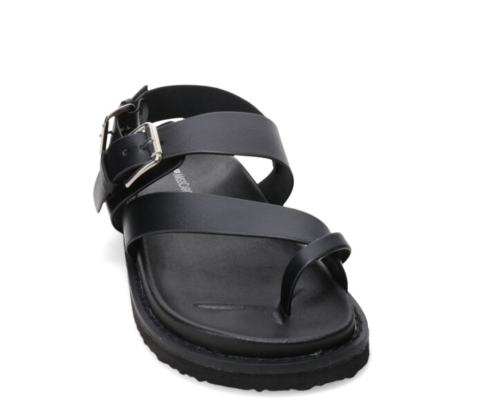 Sandalia BETONG con tiras y hebilla Black