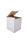 Caja flexi plegable 10x10x12 cm. BLANCO