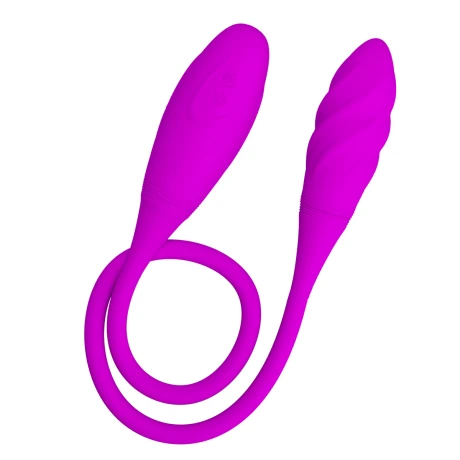 Huevo Vibrador Usb Con Doble Punta Snaky Vibe Huevo Vibrador Usb Con Doble Punta Snaky Vibe