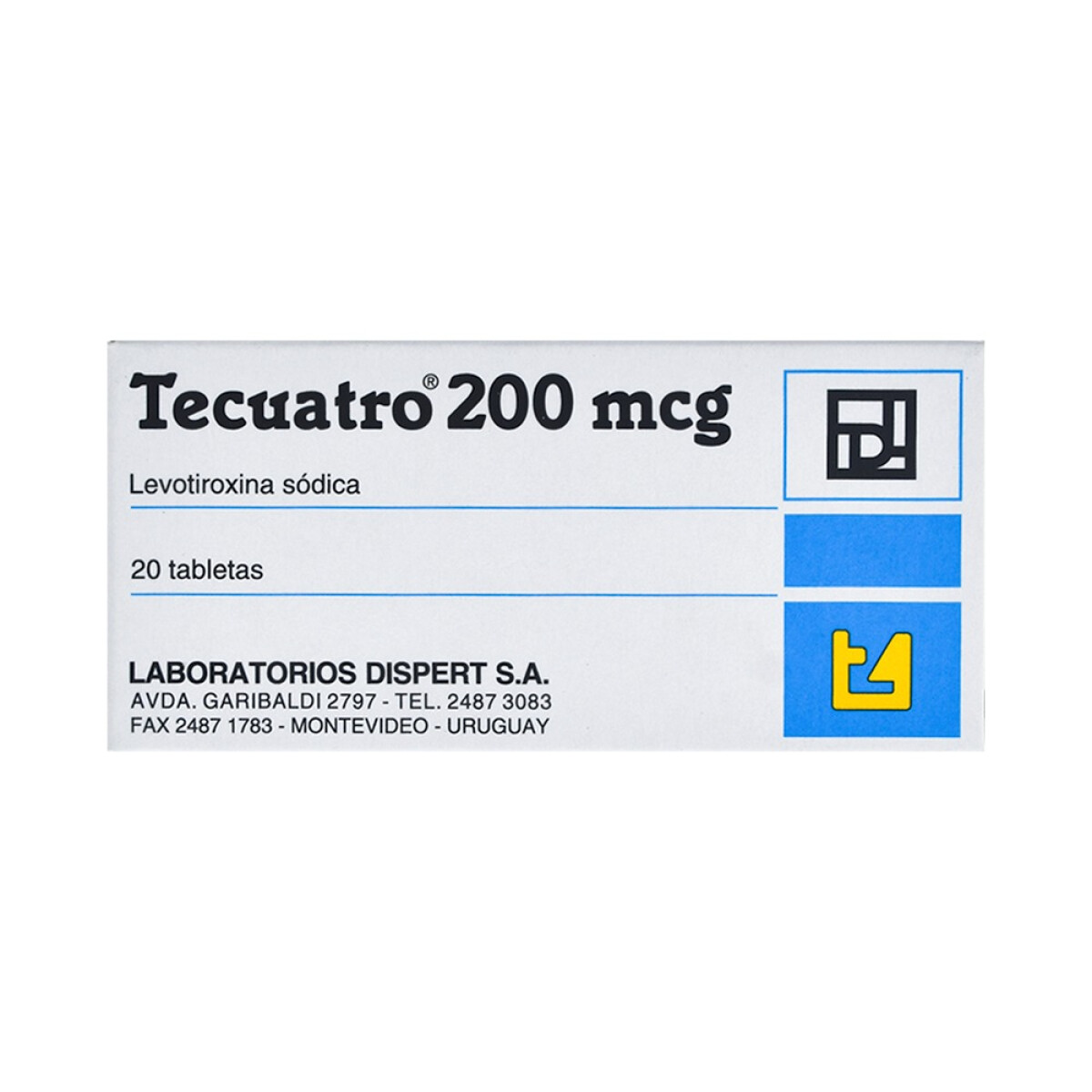 Tecuatro 200 mcg x 20 Comprimidos 