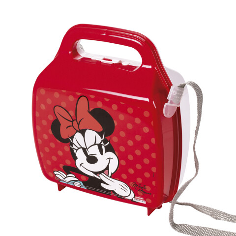 Lunchera Plástica con Lazo Minnie 27,5 x 23,5 cm U