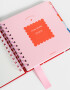 Agendas y Calendarios Estampados Agenda 2026 Con Charm - Rojo Medio