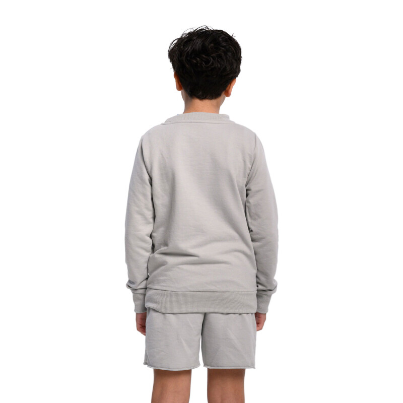 Buzo Infantil Umbro Puffer Gris - Celeste