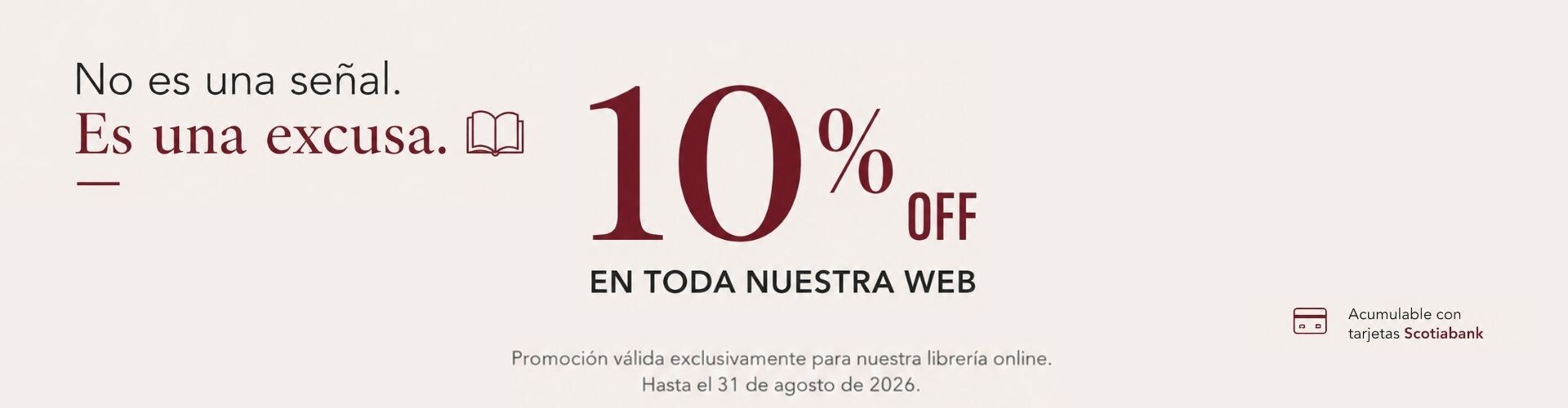 10% off agosto