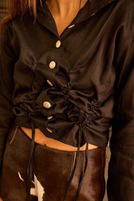 Strass Shirt Negro