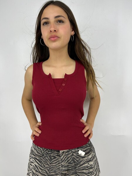 MUSCULOSA SLOWLY 2119 ROJO