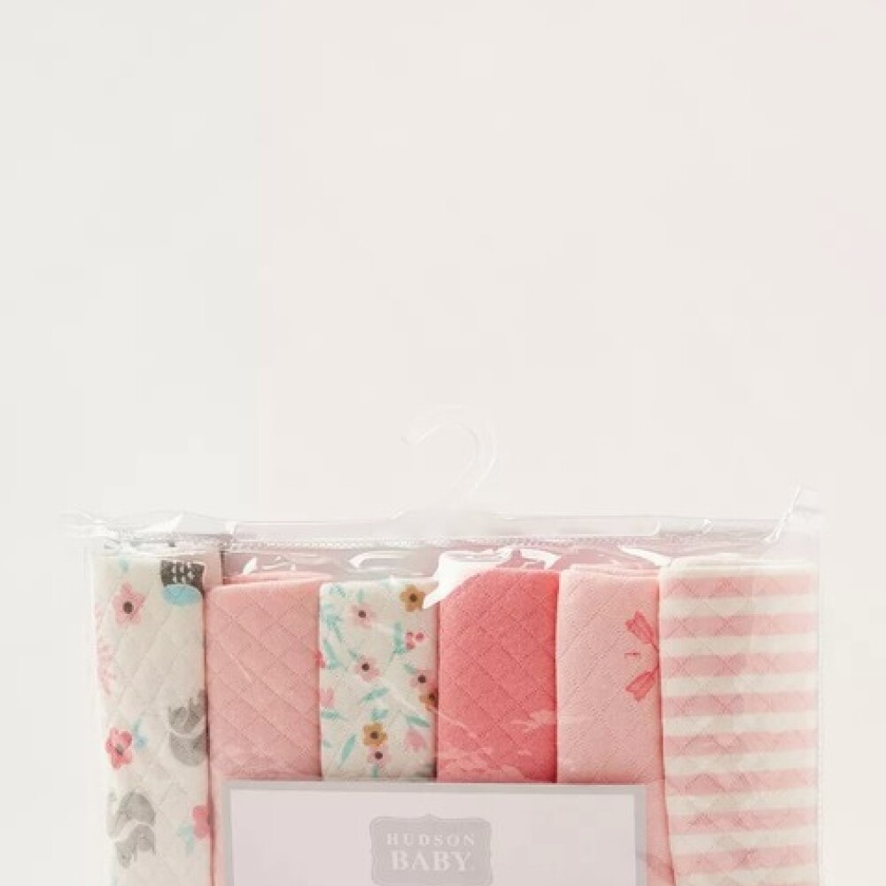 Set babitas hudson baby quilted rosado