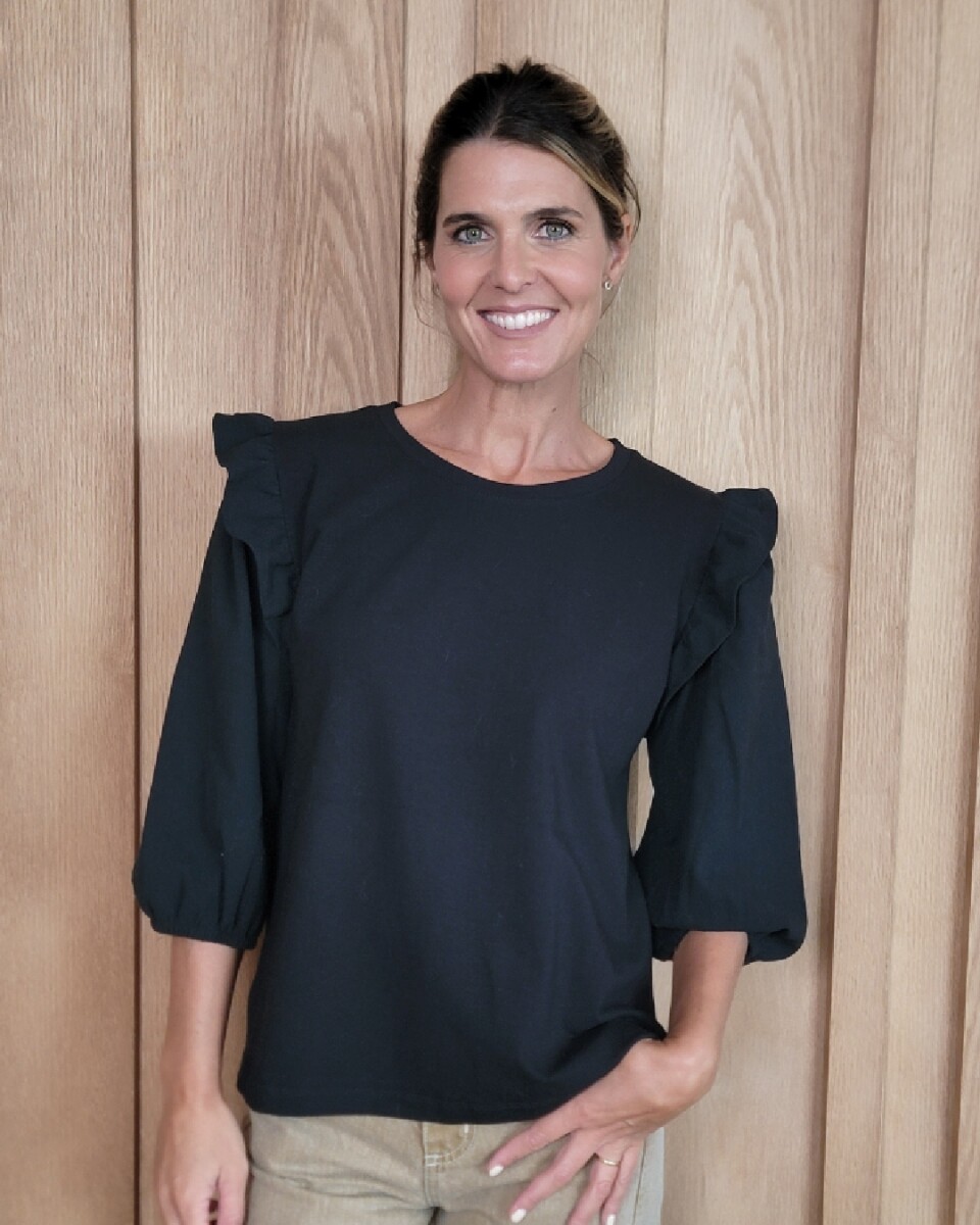 Remera Paloma - Negro 