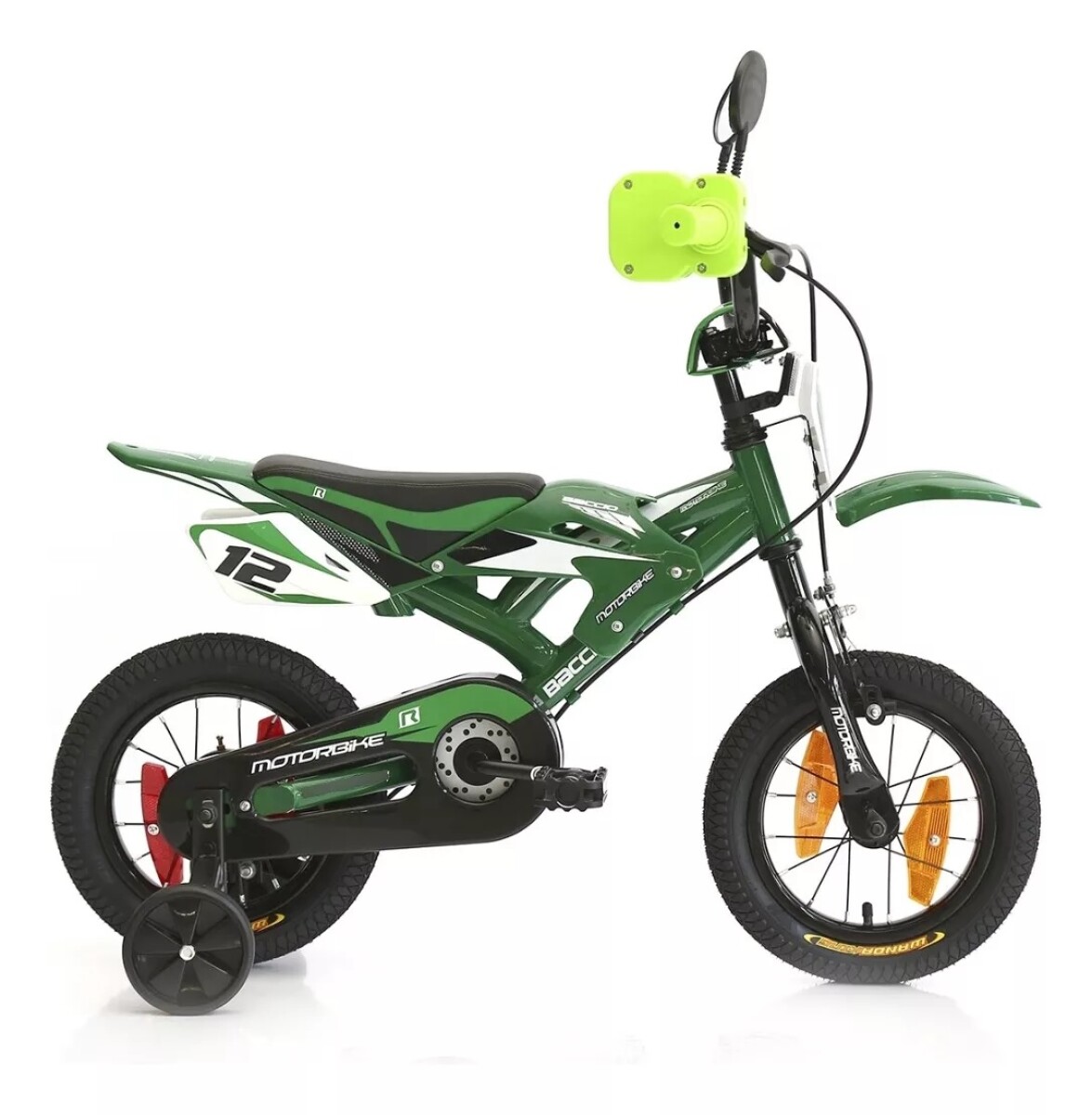 Bicicleta Baccio Motorbike rodado 12 verde 