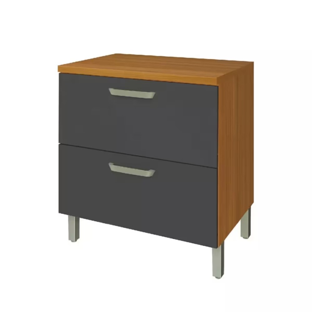 Bajo mesada Princesa 80cm 1 puerta 1 cajón Gris Bajo Mesada Princesa 80cm 1 Puerta 1 Cajón Gris