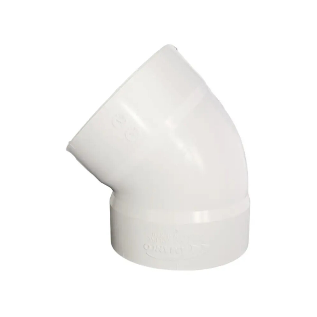 CODO PVC 100MM 45° 3,2MM H/H WEB Codo Pvc 100mm 45° 3,2mm H/h Web