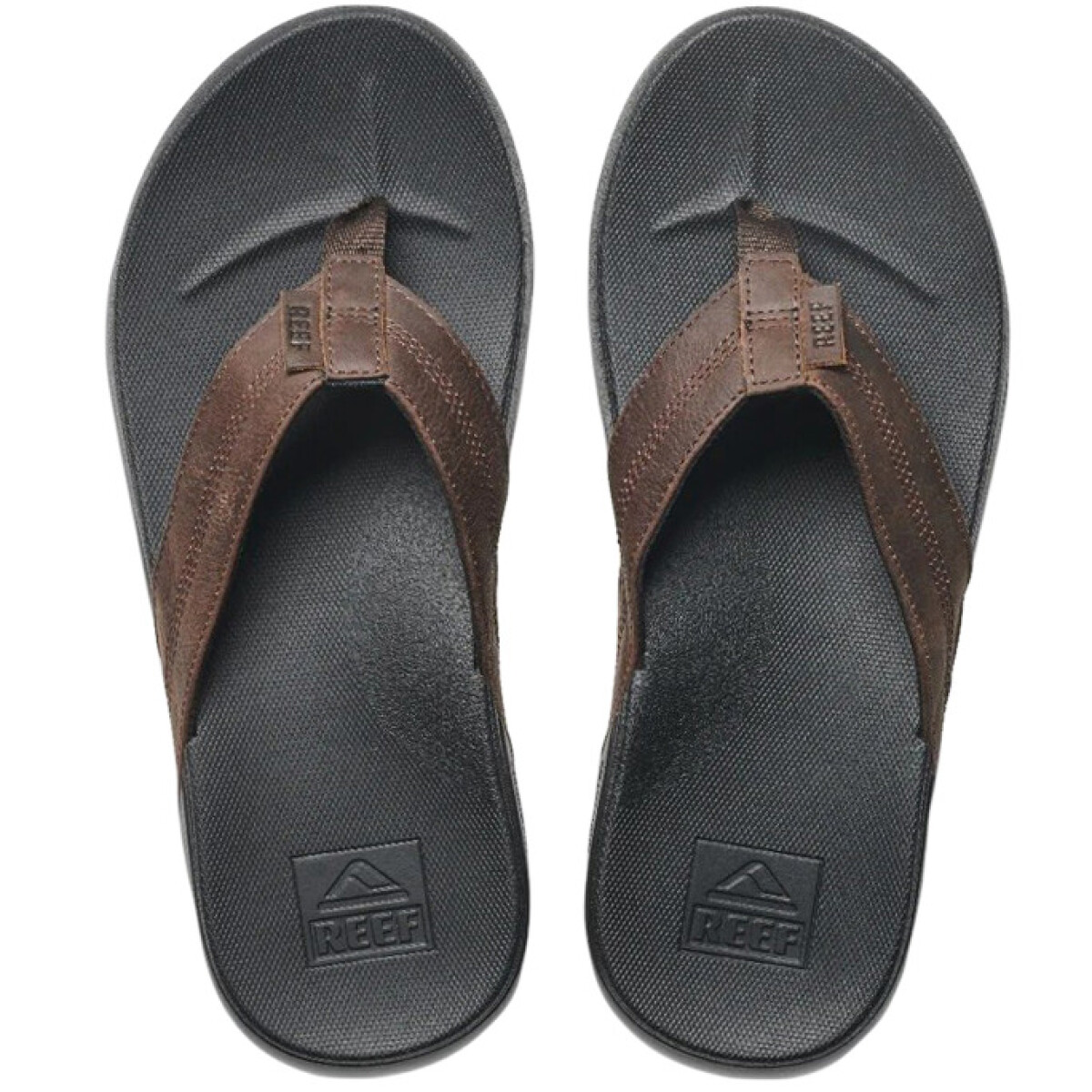 Sandalias de Hombre Reef Cushion Phantom - Negro - Marrón 