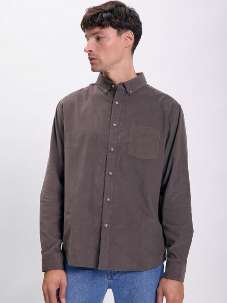 Camisa micropana Marrón