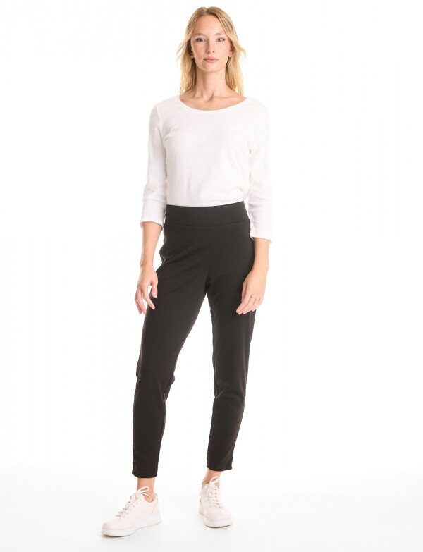 Legging Pretina Ancha NEGRO