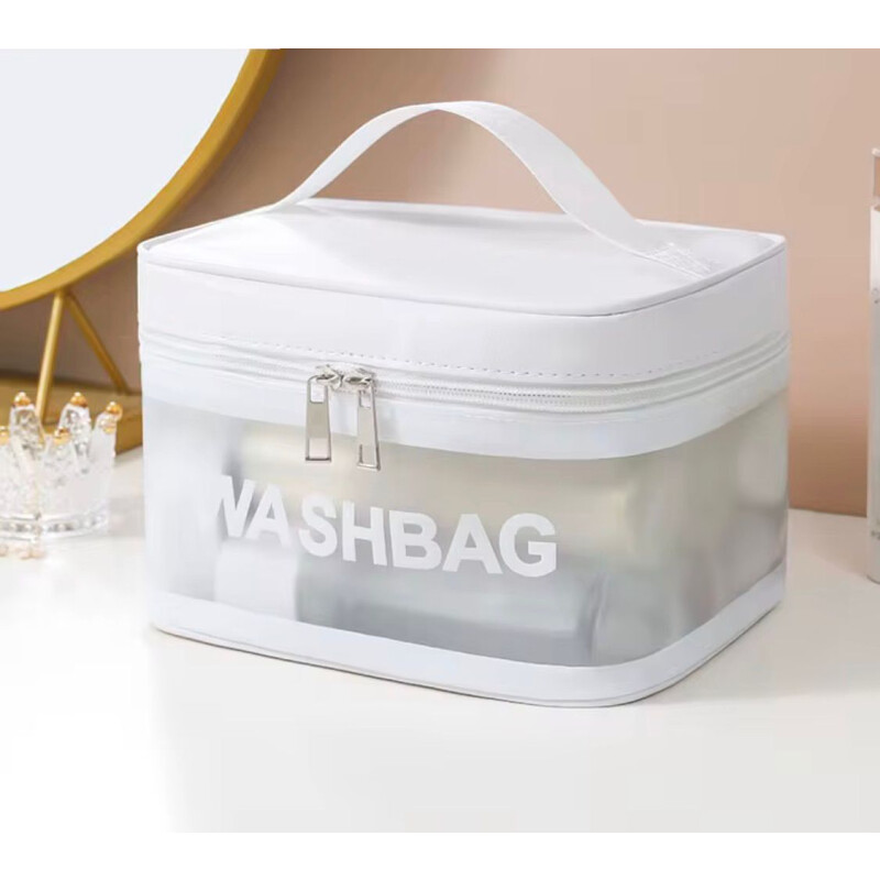Necessaire Impermeable Ideal Maquillaje Blanco
