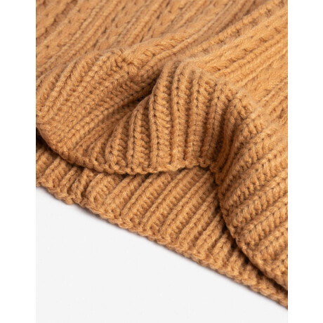 Cuello Tejido Marron Camel