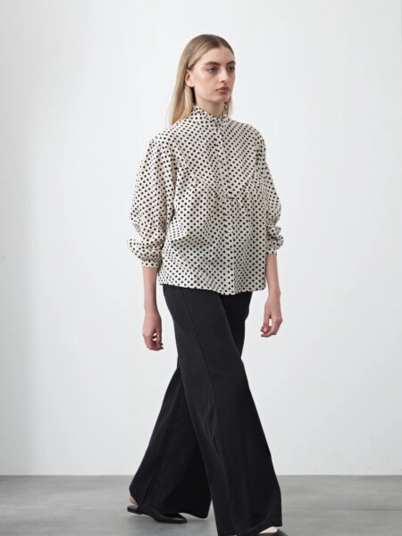 CAMISA D.CASSIN RAFAELA CRU NEGRO