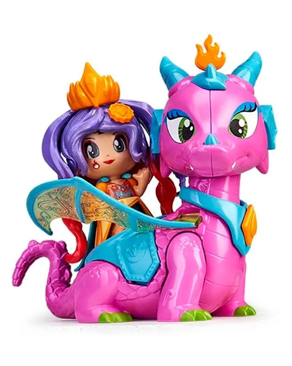 Muñeca Pinypon Princesa y Dragón con accesorios 