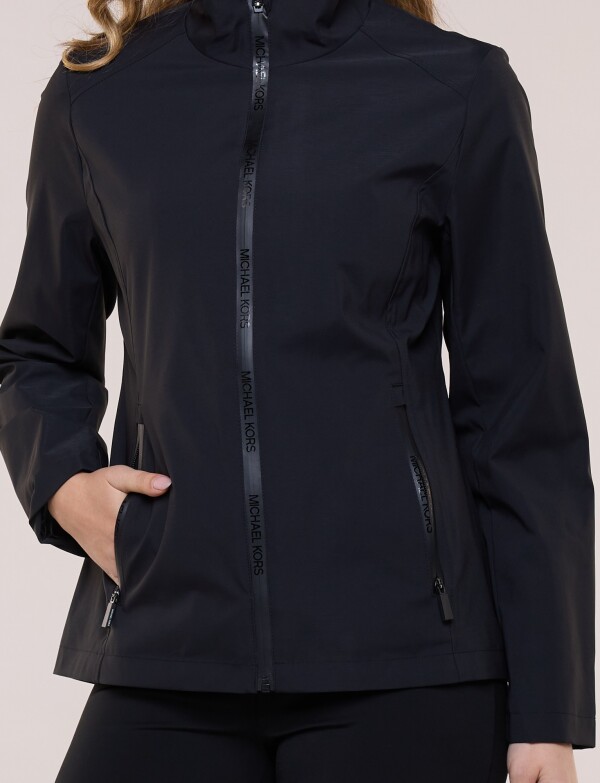 Campera Liviana Zips NEGRO
